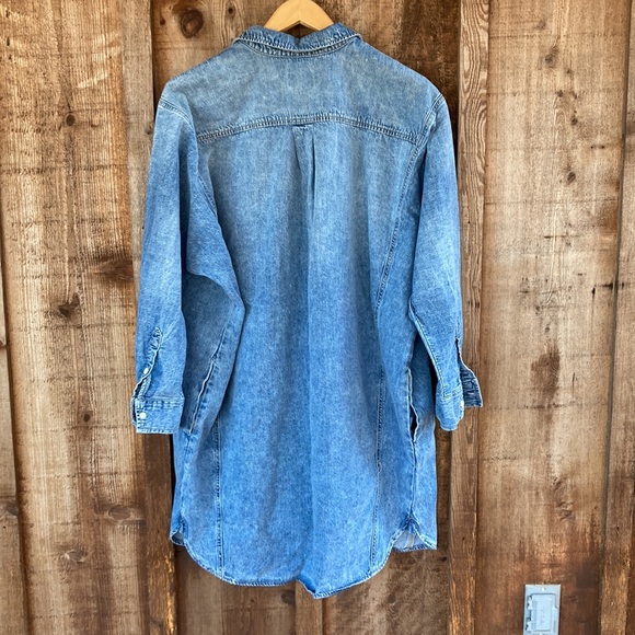 Universal Thread Blue Denim Mini Dress - Picture 3 of 10